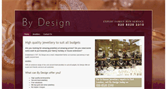 Desktop Screenshot of bydesign-jewellers.co.uk