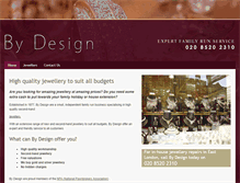Tablet Screenshot of bydesign-jewellers.co.uk